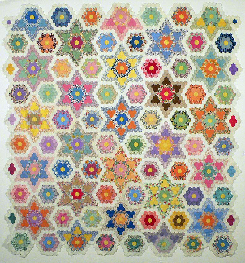 Grandmother S Flower Garden Star Quilt A Long Q Is For Quilter