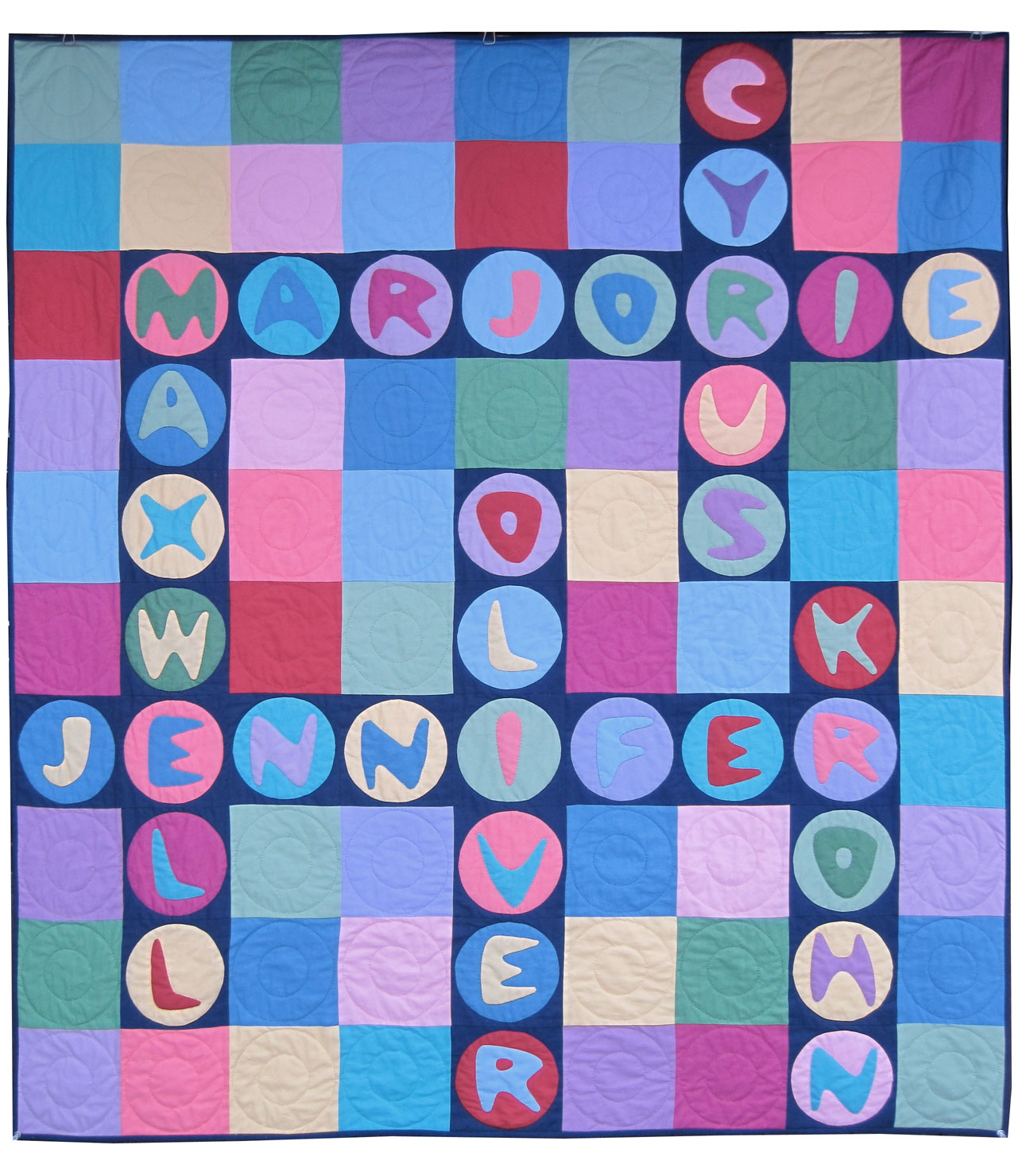 quilted letters