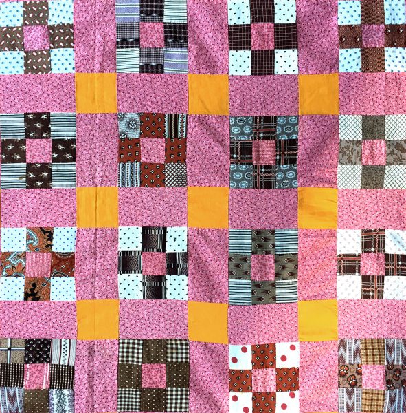 Antique-Double-Pink-and-Cheddar-9-patch-4