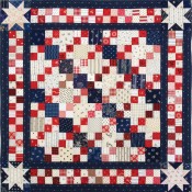 Patriotic-4-patch-doll-quilt-top