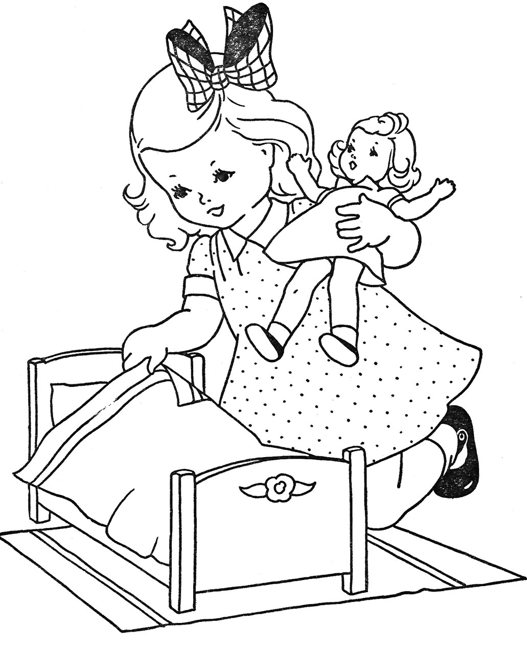 magic clip dolls coloring pages - photo #26